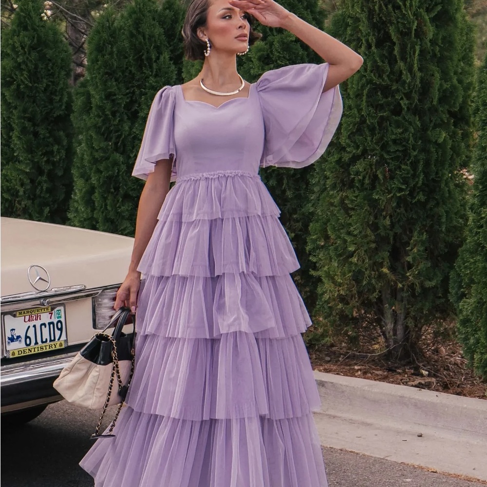 NWT Jessakae Allegro Lavender Dress - Picture 2 of 5